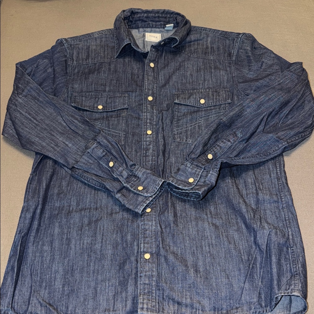 ROWM Denim Button-Up Shirt
